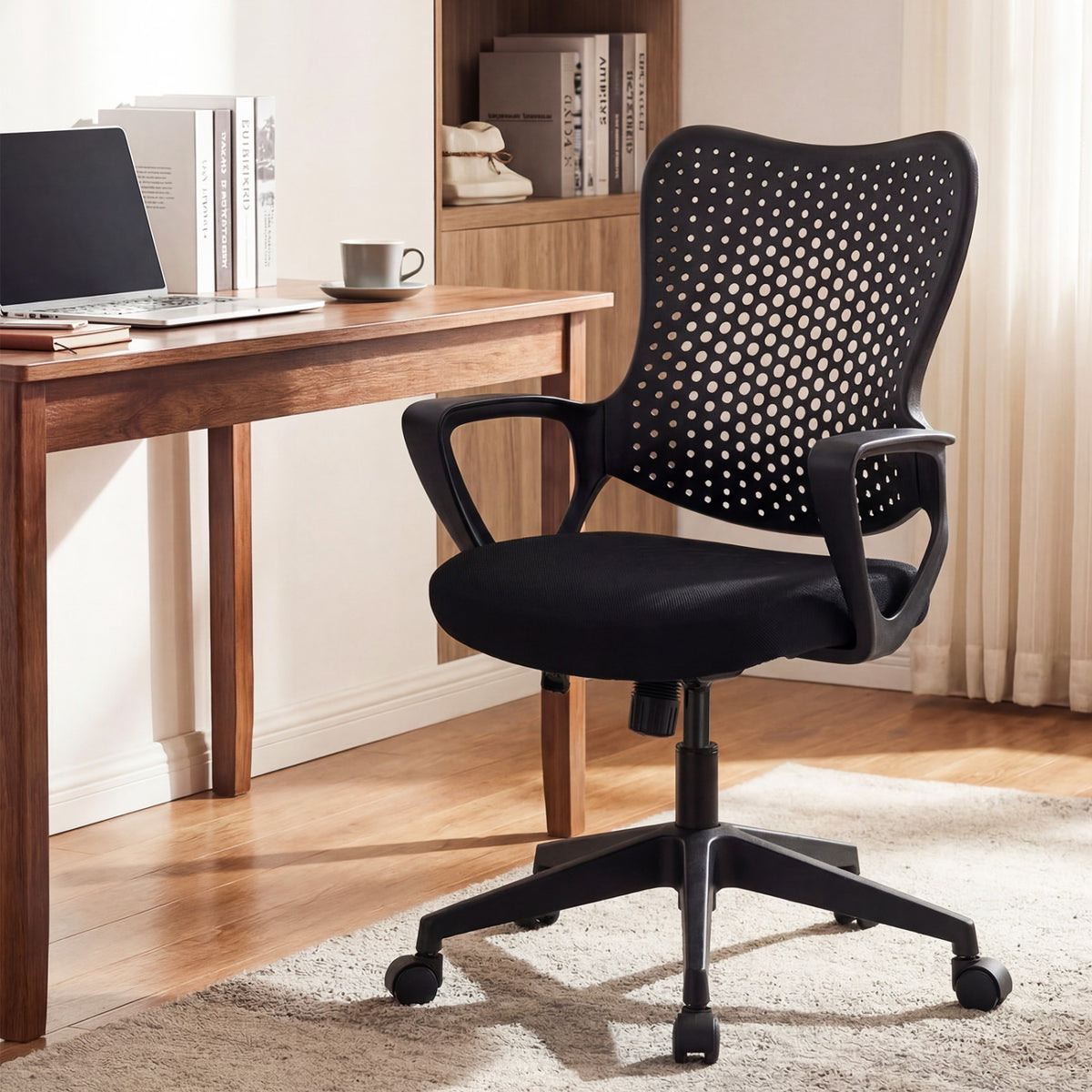 Ergonomic Office Chair Height Adjustable Computer Desk with