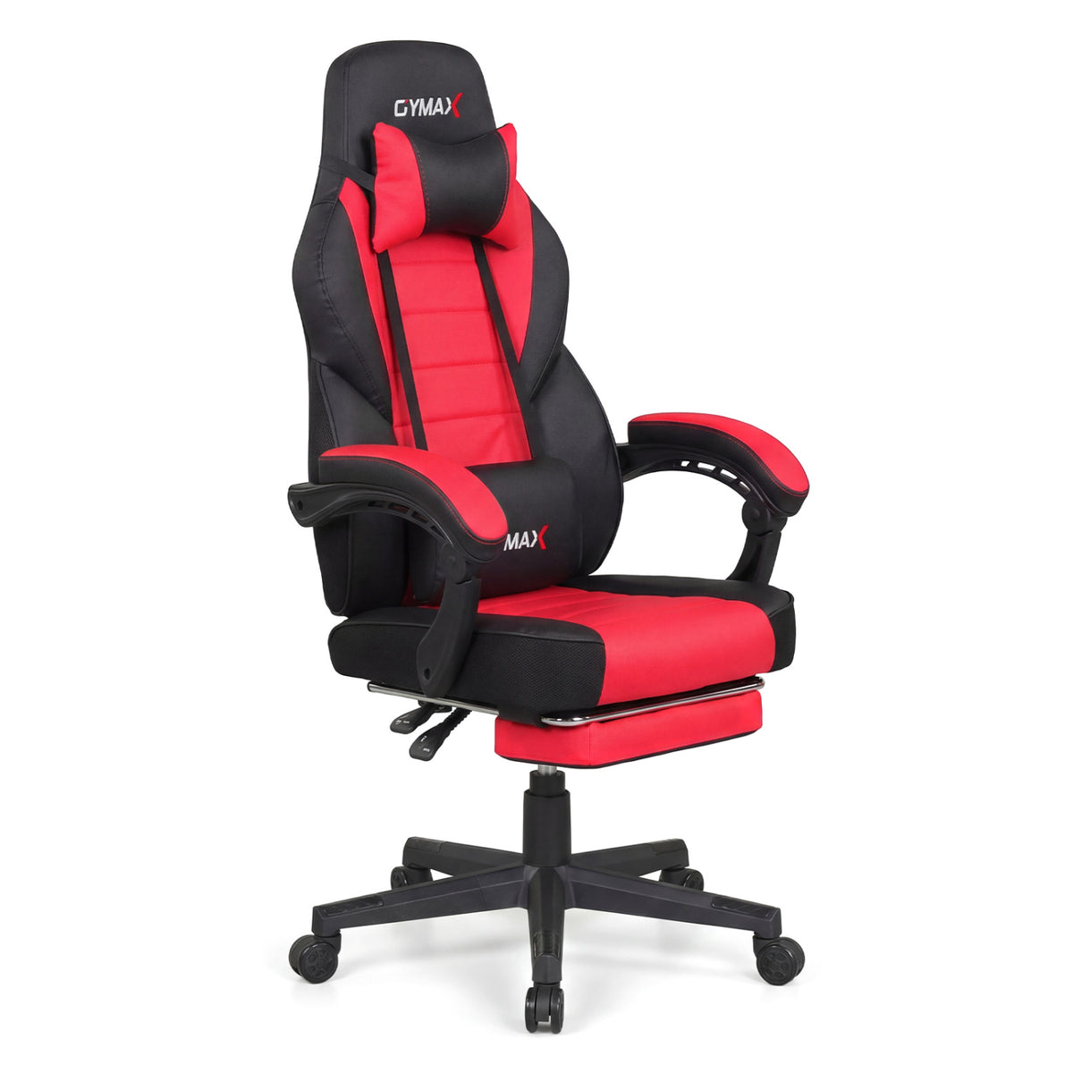 Ergonomic Gaming Chair with Headrest, Red - Style G