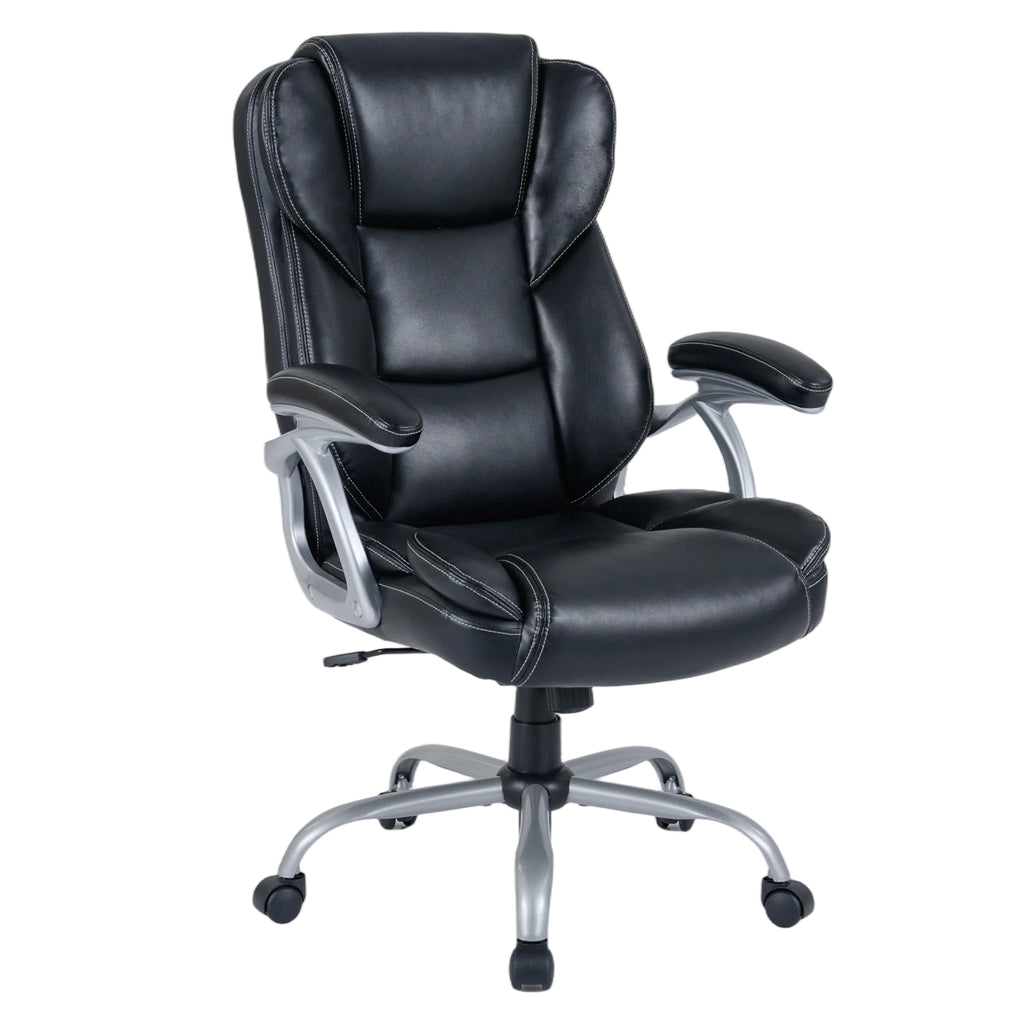 Executive Office Chair Ergonomic Leather - Brown
