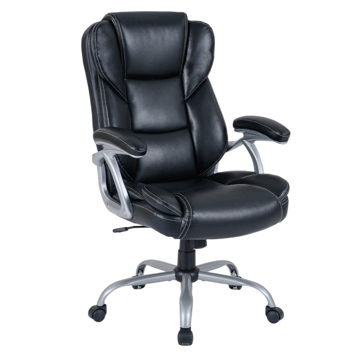 Executive Office Chair Ergonomic Leather - Brown