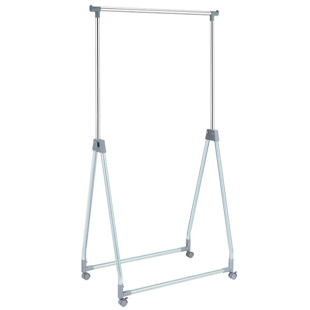 Extendable Foldable Garment Rack with Hanging Rod