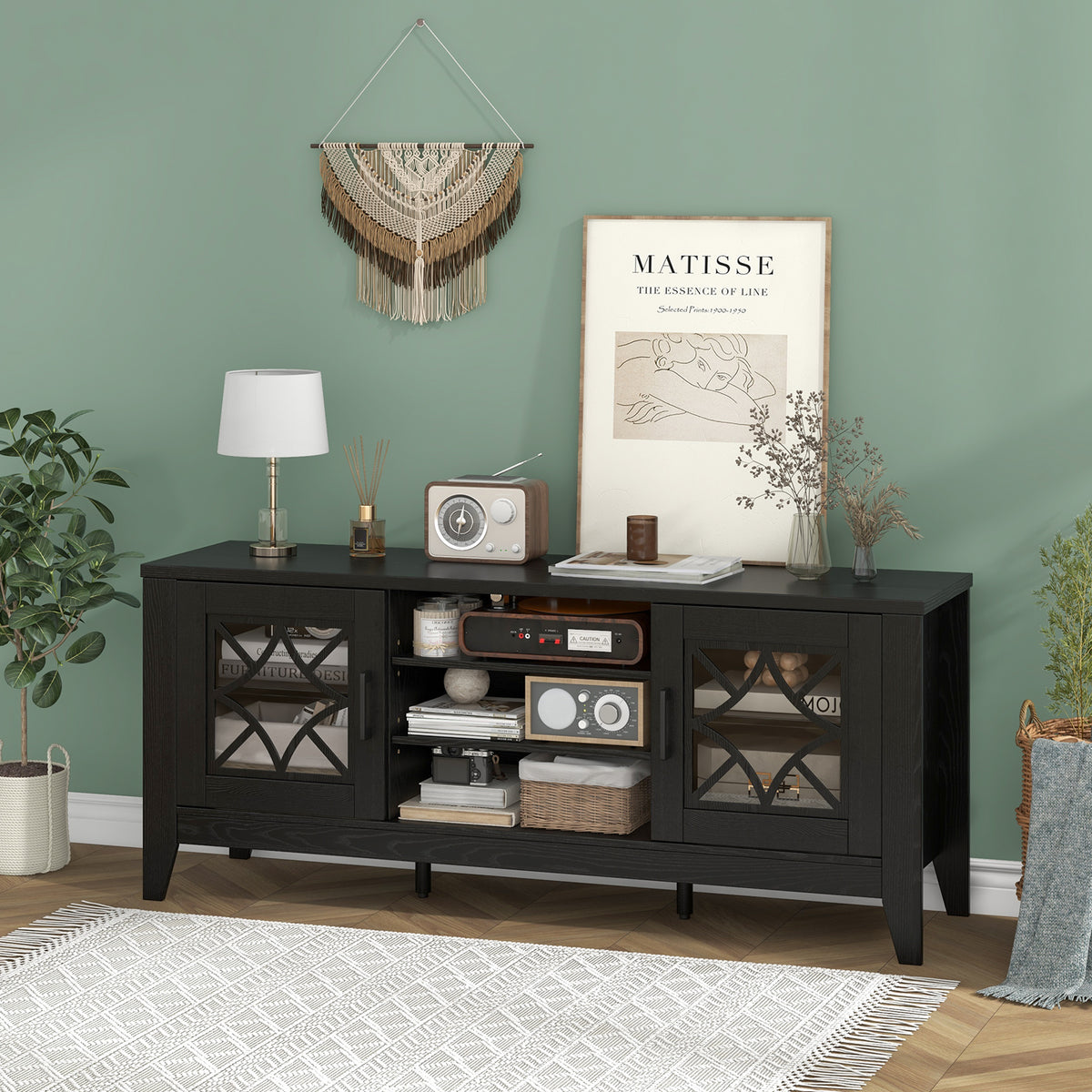 Farmhouse TV Stand for 65