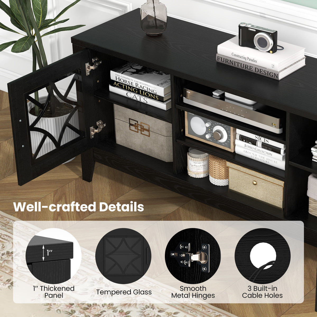 Farmhouse TV Stand for 65