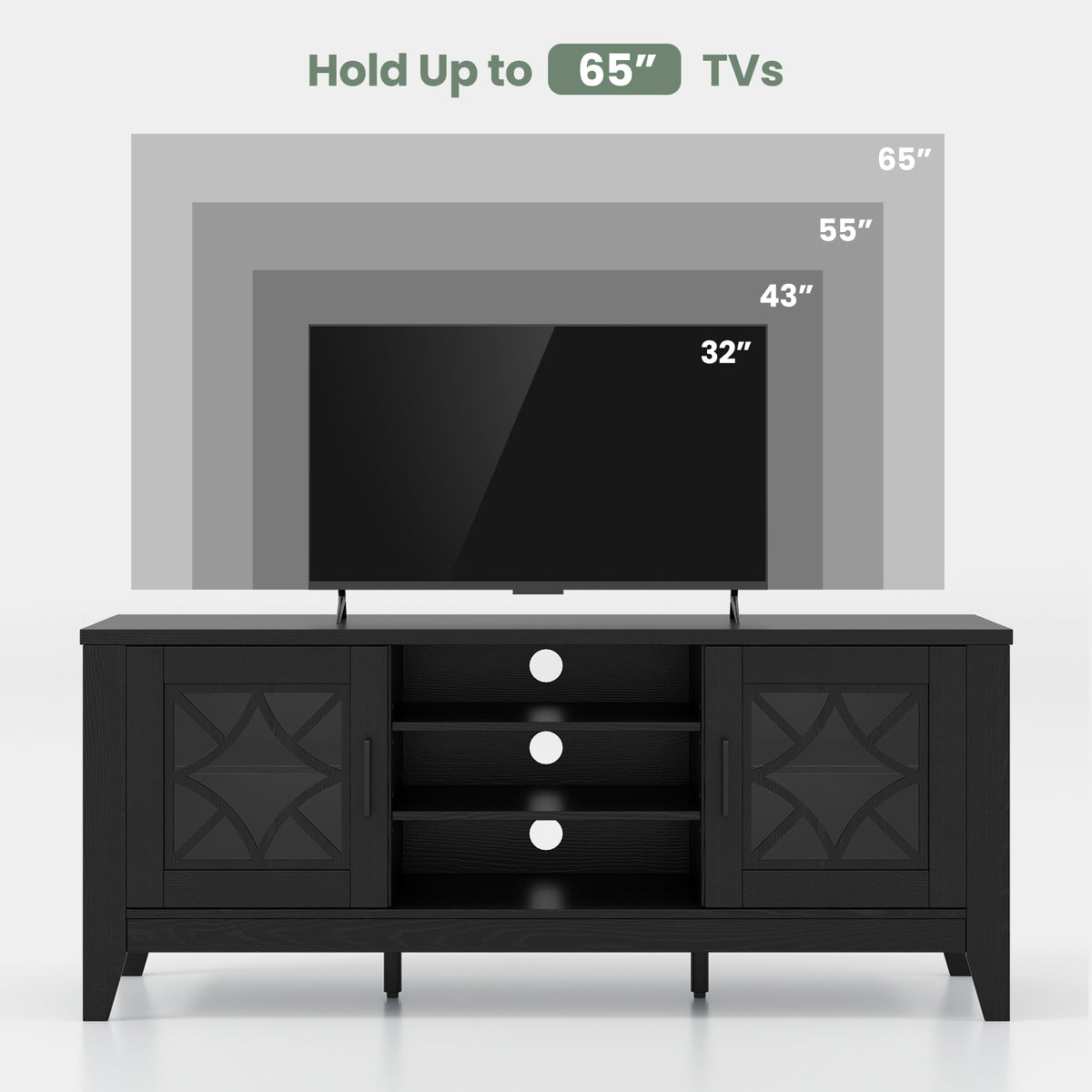 Farmhouse TV Stand for 65