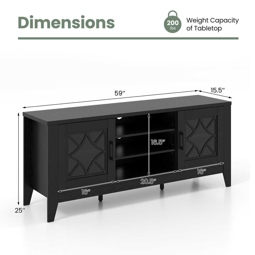 Farmhouse TV Stand for 65