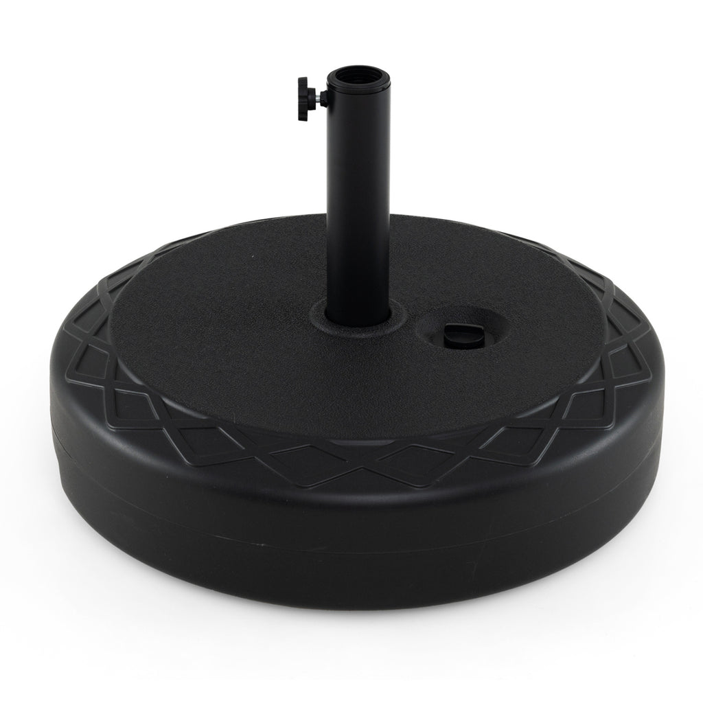 Fillable Umbrella Base 90 LBS Heavy Duty Market Stand - Black