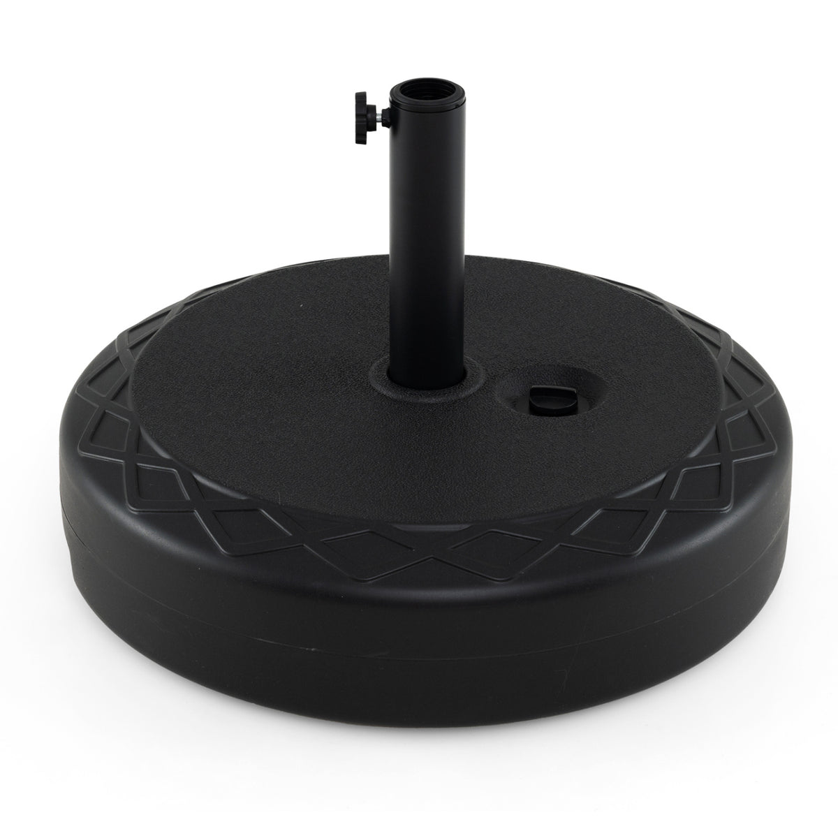 Fillable Umbrella Base 90 LBS Heavy Duty Market Stand - Black