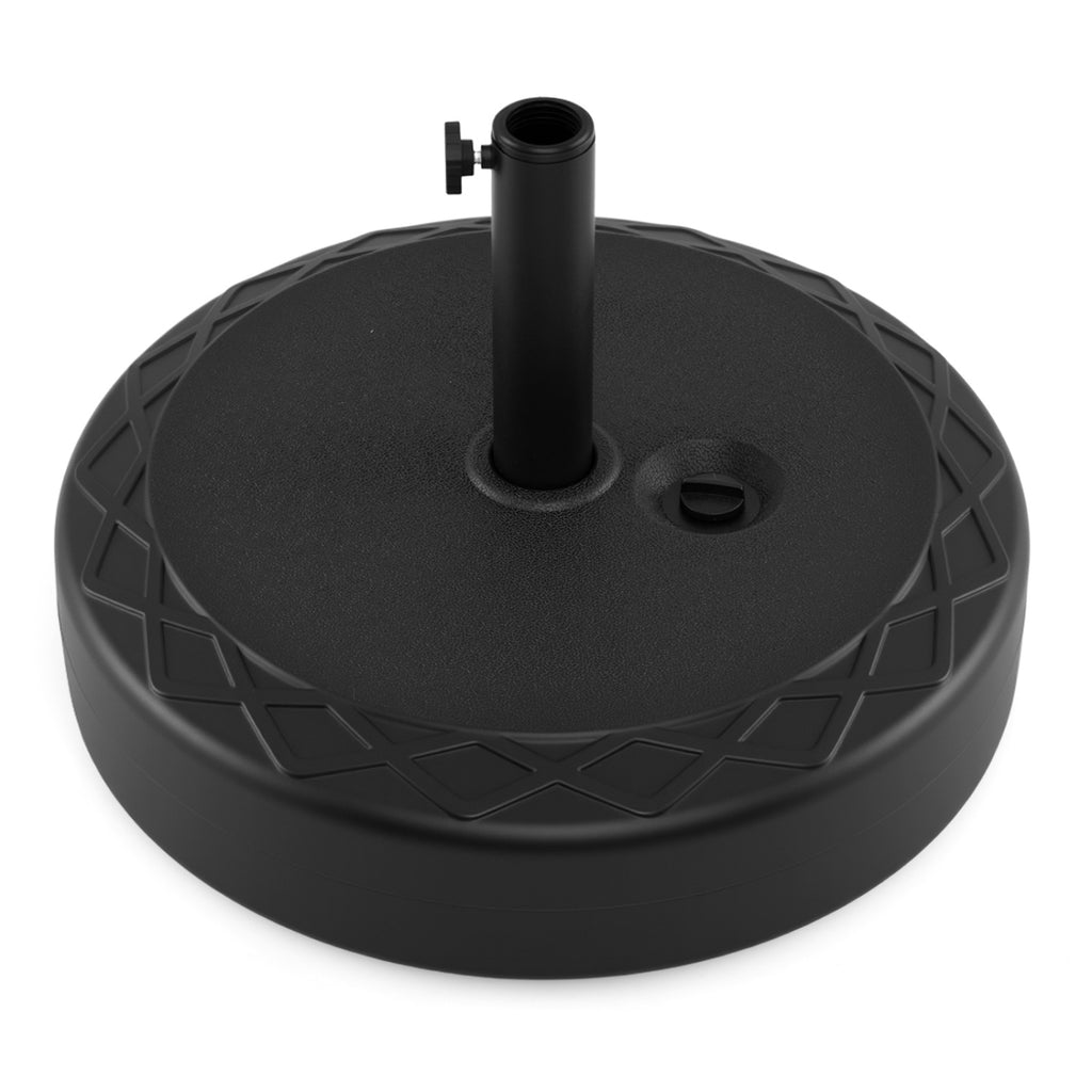 Fillable Umbrella Base 90 LBS Heavy Duty Market Stand - Black