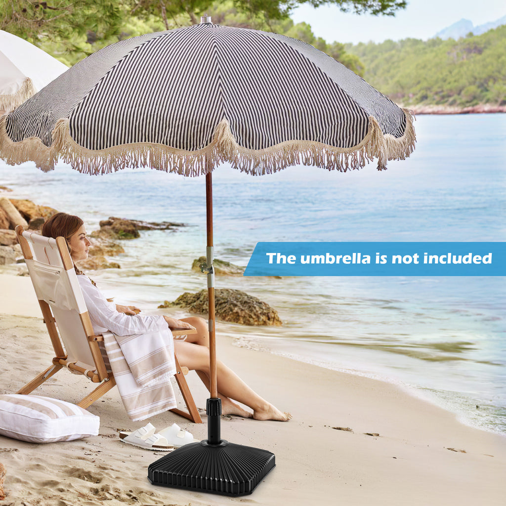 Fillable Umbrella Base, Square - Black