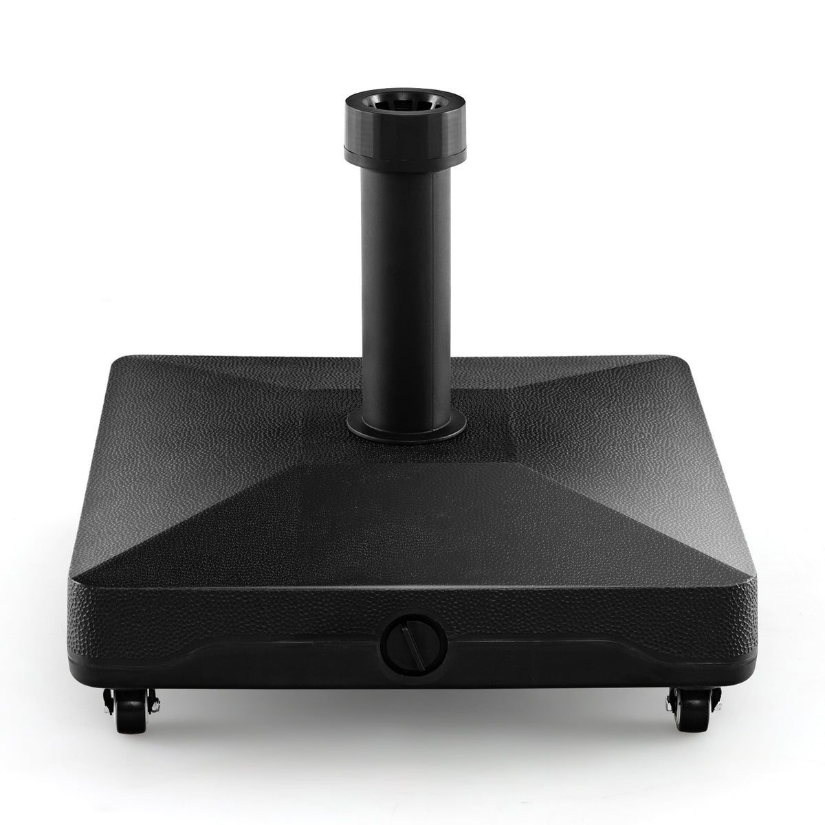 50 LBS Resin Umbrella Base with Wheels - Round