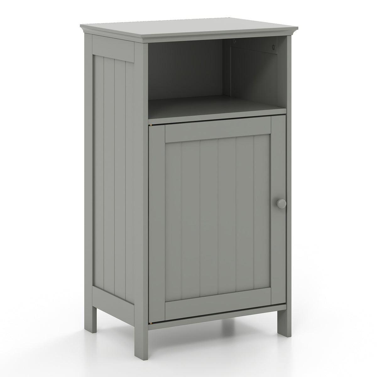 Bathroom Corner Cabinet with Door and Adjustable Shelf - 31.5 Inch H