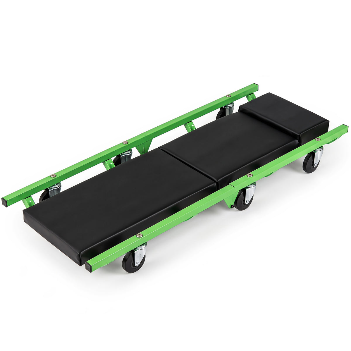 Foldable Automotive Creeper with 360° Swivel Wheels 330 lbs for Garage