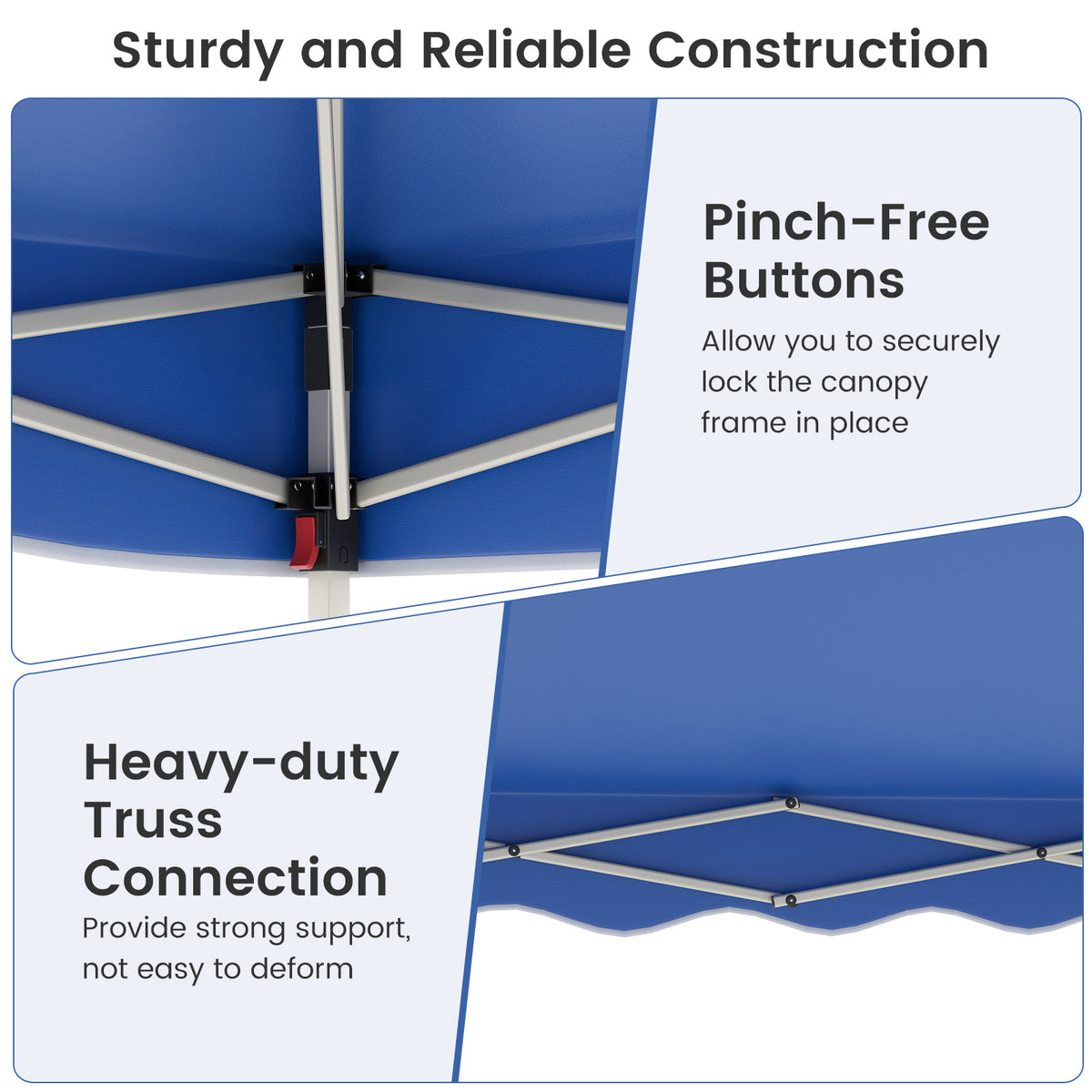 Foldable 10 X Feet Pop up Canopy Tent with Wheeled Bag