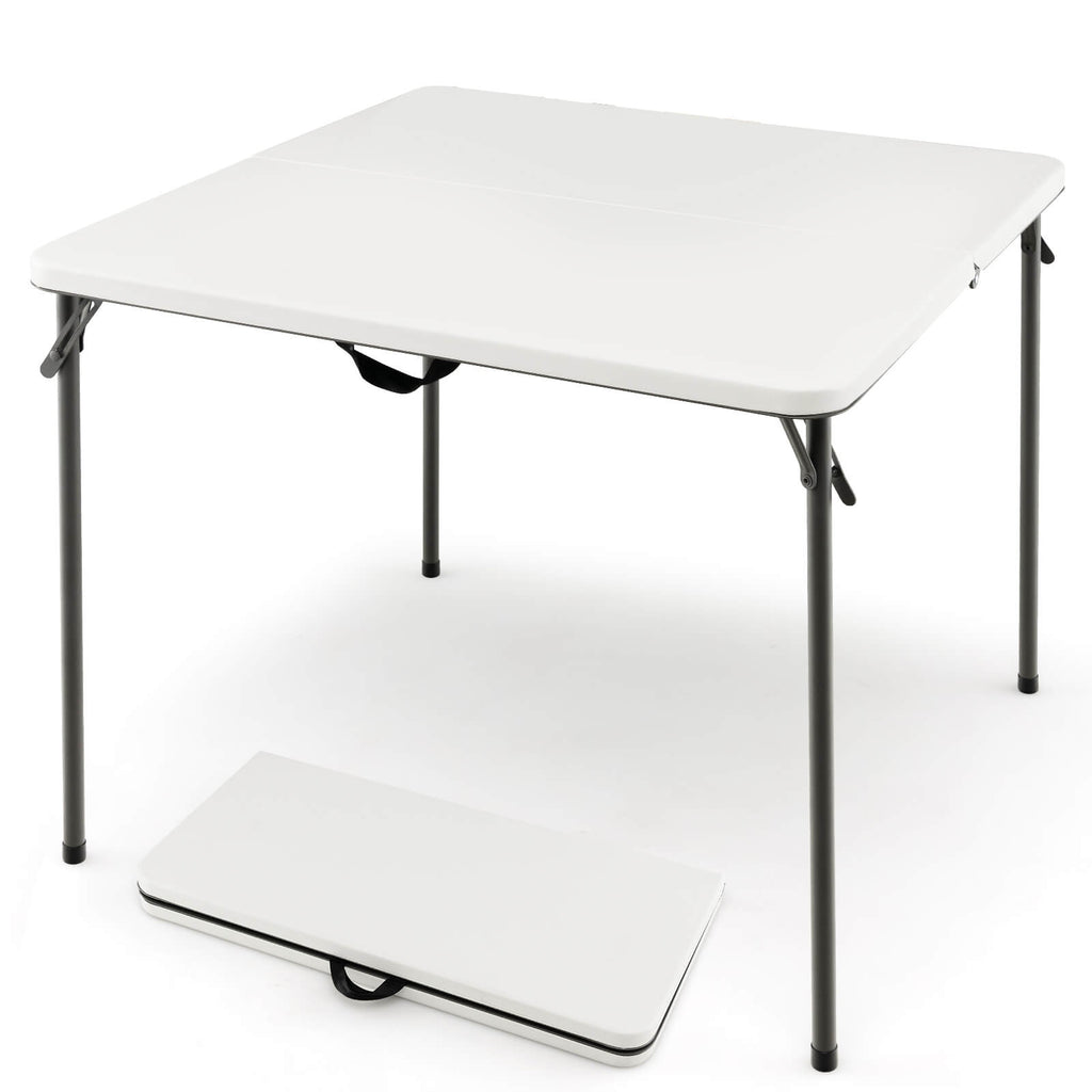 34 Inch Folding Camping Table - Gray