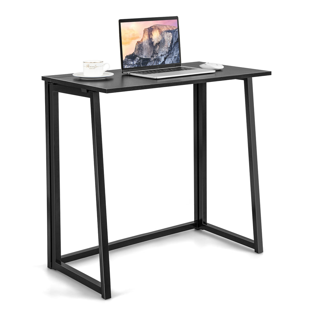 31 Inch Folding Computer Desk for Home Office - Natural