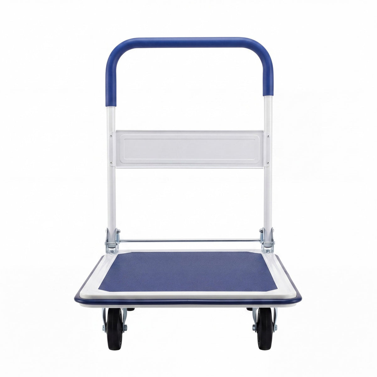 Folding Platform Hand Truck with 4 Wheels & Collapsible Bed for