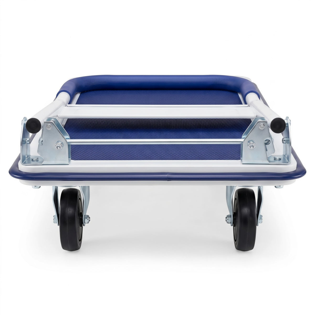 Folding Platform Hand Truck with 4 Wheels & Collapsible Bed for