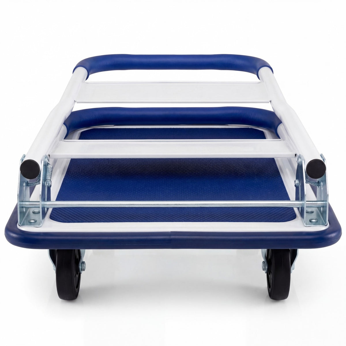 Folding Platform Hand Truck with Collapsible Bed & 4 Wheels for