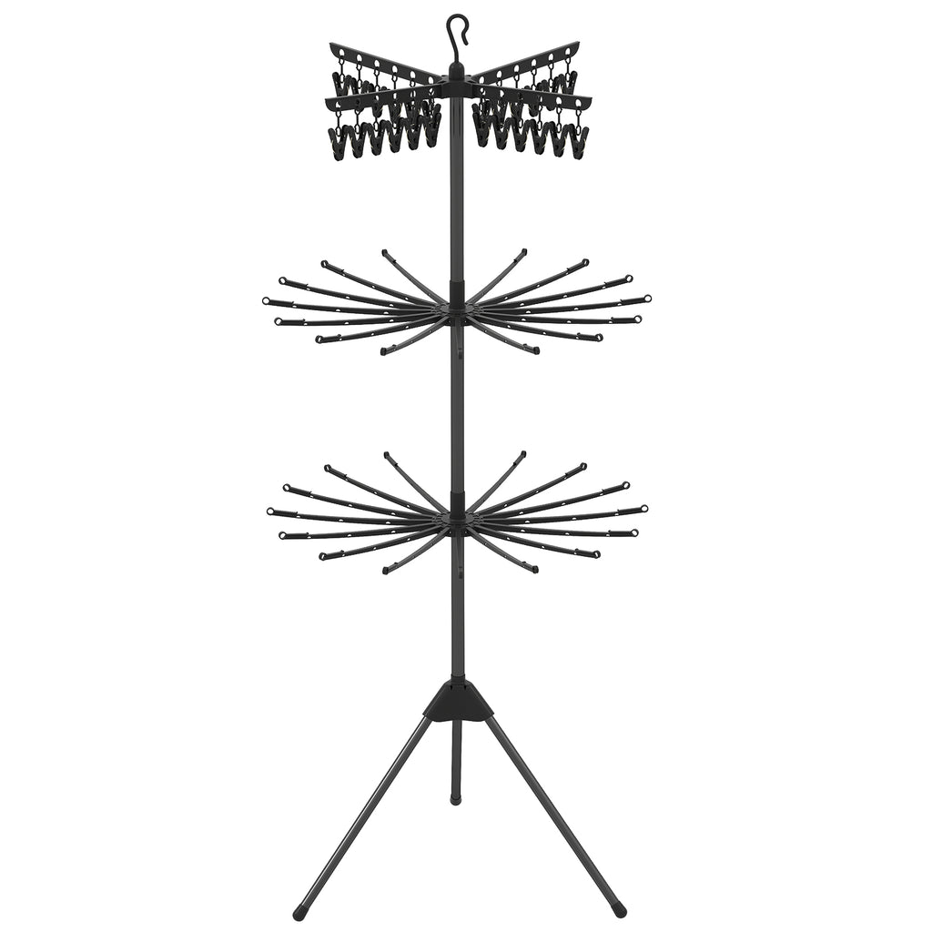 Clothes Drying Rack with 6-Level Adjustable Height