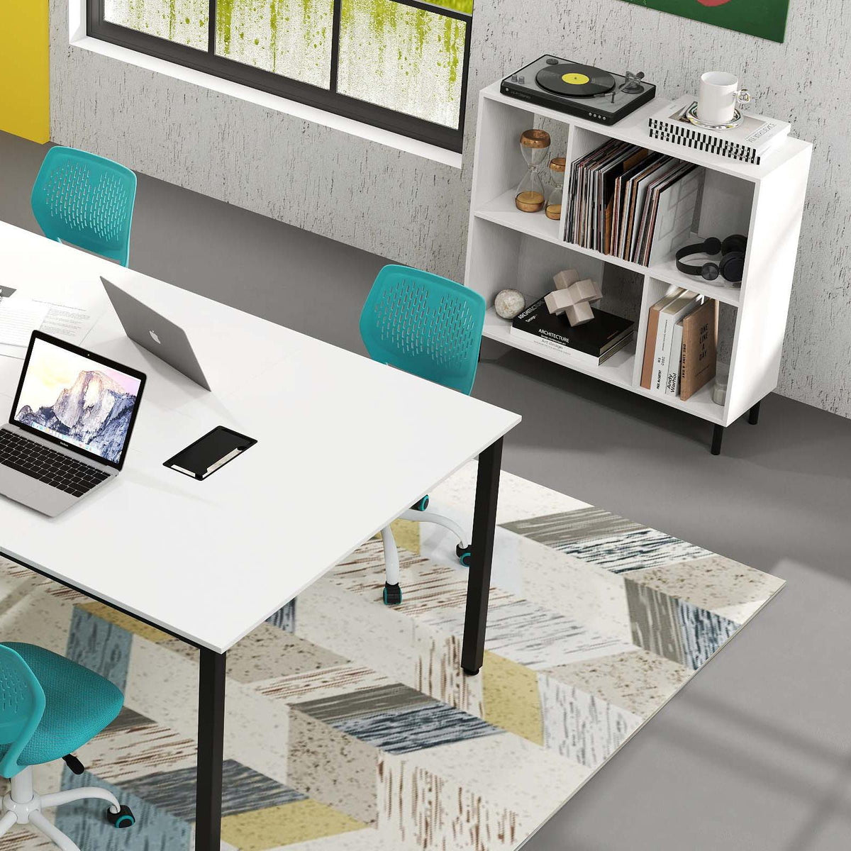 Functional Office Furniture Package with Storage and Comfortable
