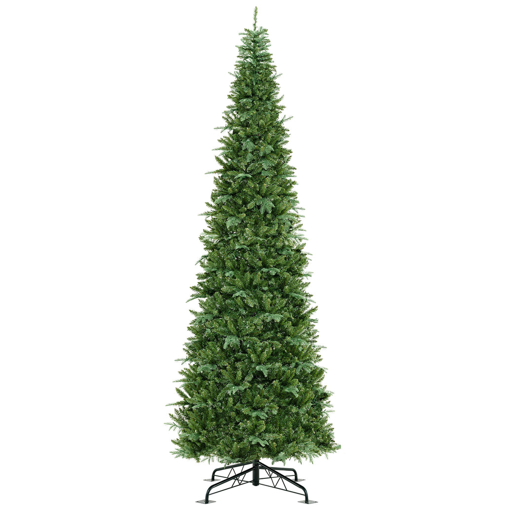 12 FT Artificial Christmas Tree with 2125 Lush Branch Tips & 800 Warm White LED Lights - Easy Assembly, Full & Festive