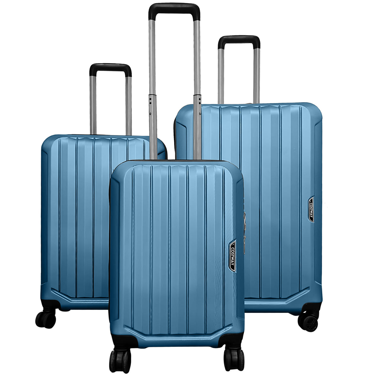 3-Piece Hardside Luggage Set (20/24/28 Inch) Lightweight with
