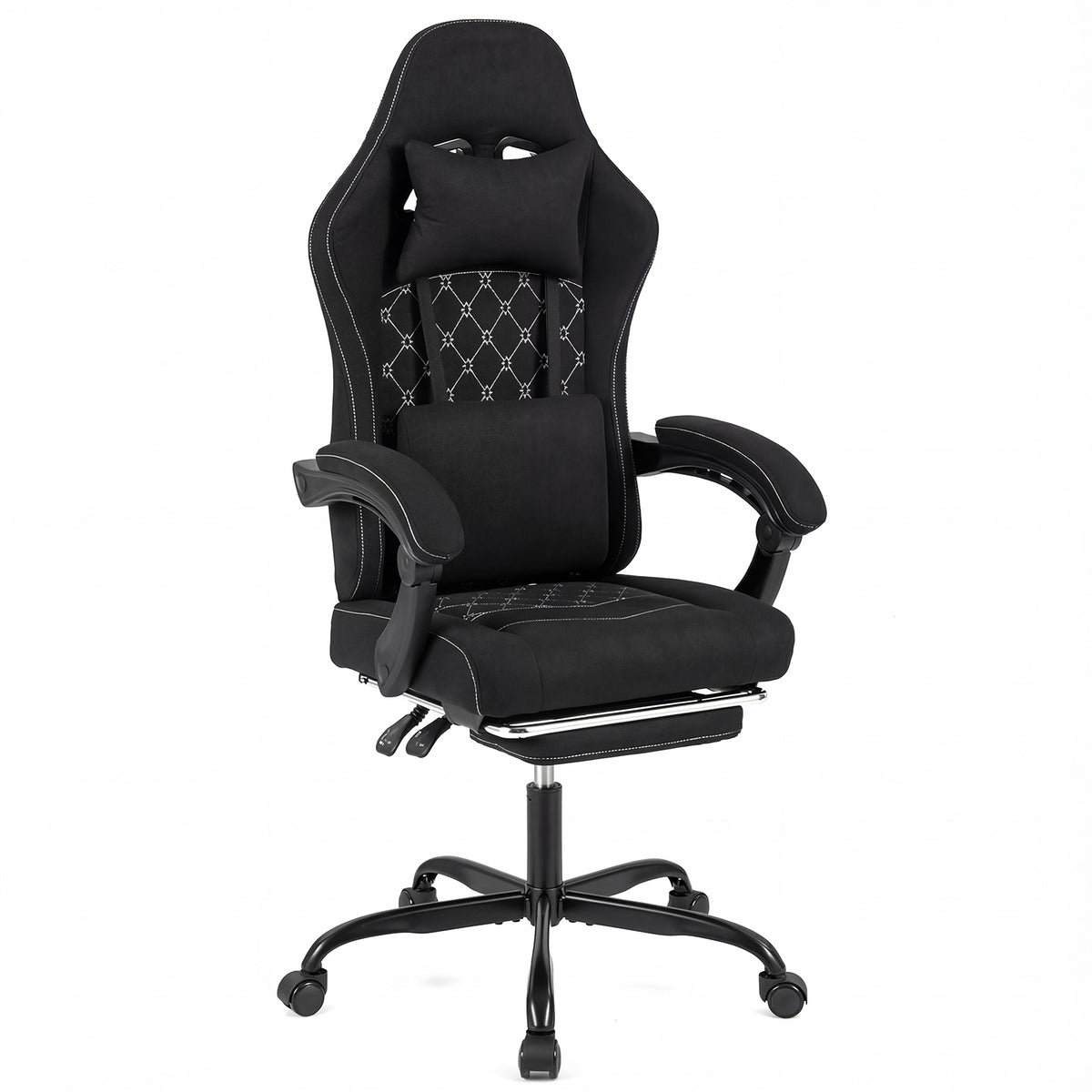 Gaming Chair Height Adjustable Computer with Headrest Video Game