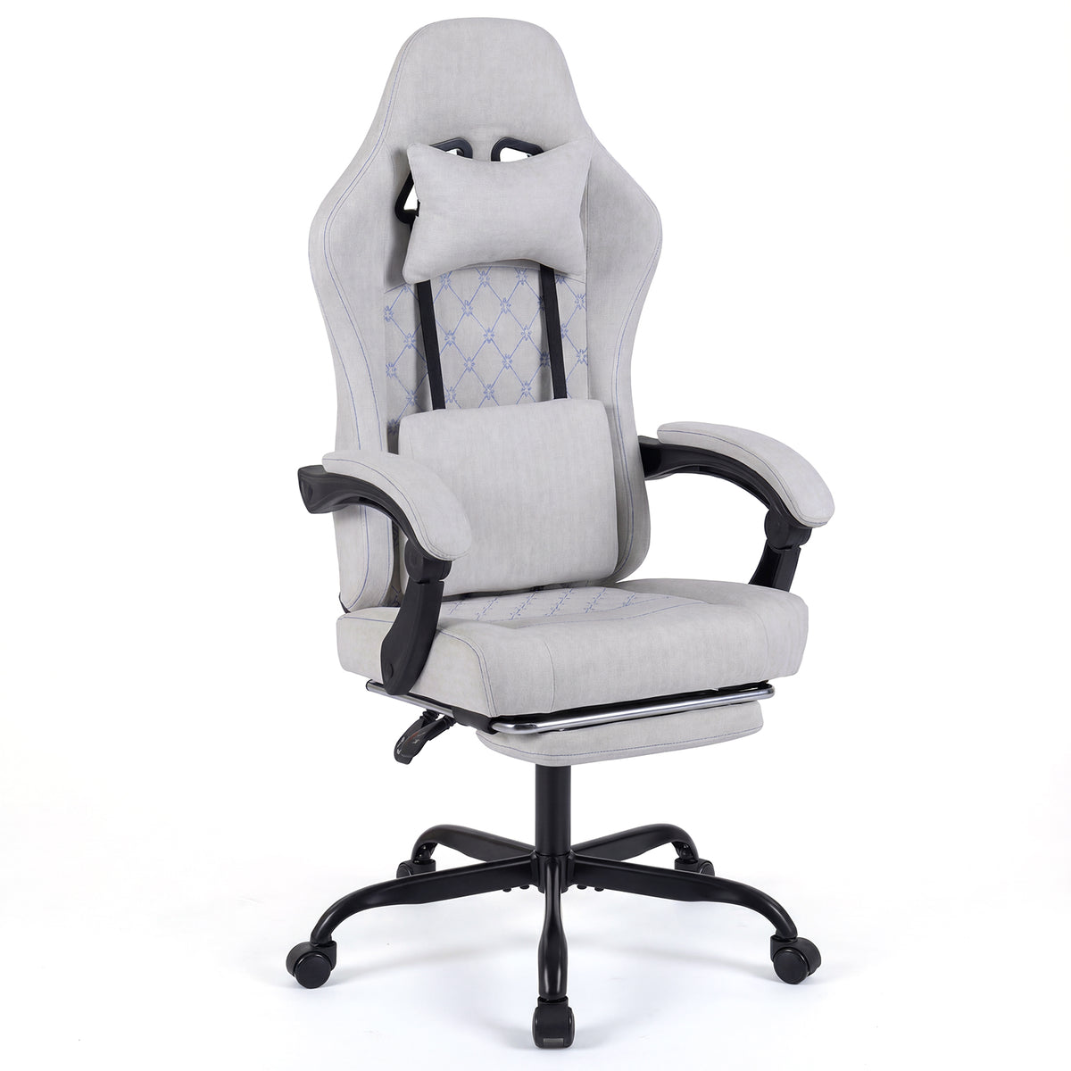 Gaming Chair Height Adjustable Computer Chair - Gray