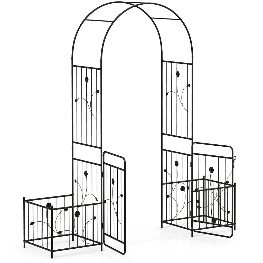 Gray Outdoor PVC Air Conditioner Fence with 20-Inch Stakes, Privacy Screen Panel - Weatherproof & Easy to Install