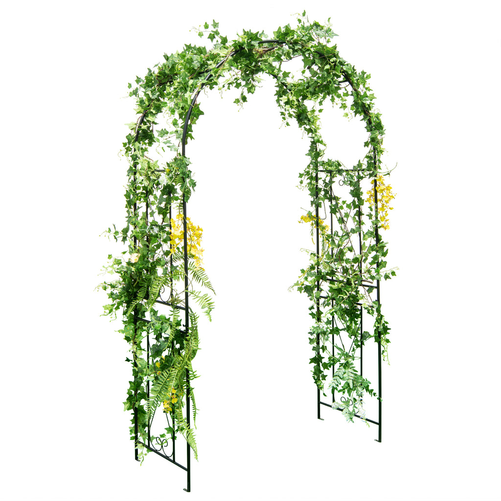 7.2 Feet Garden Arch with 8 Ground Stakes