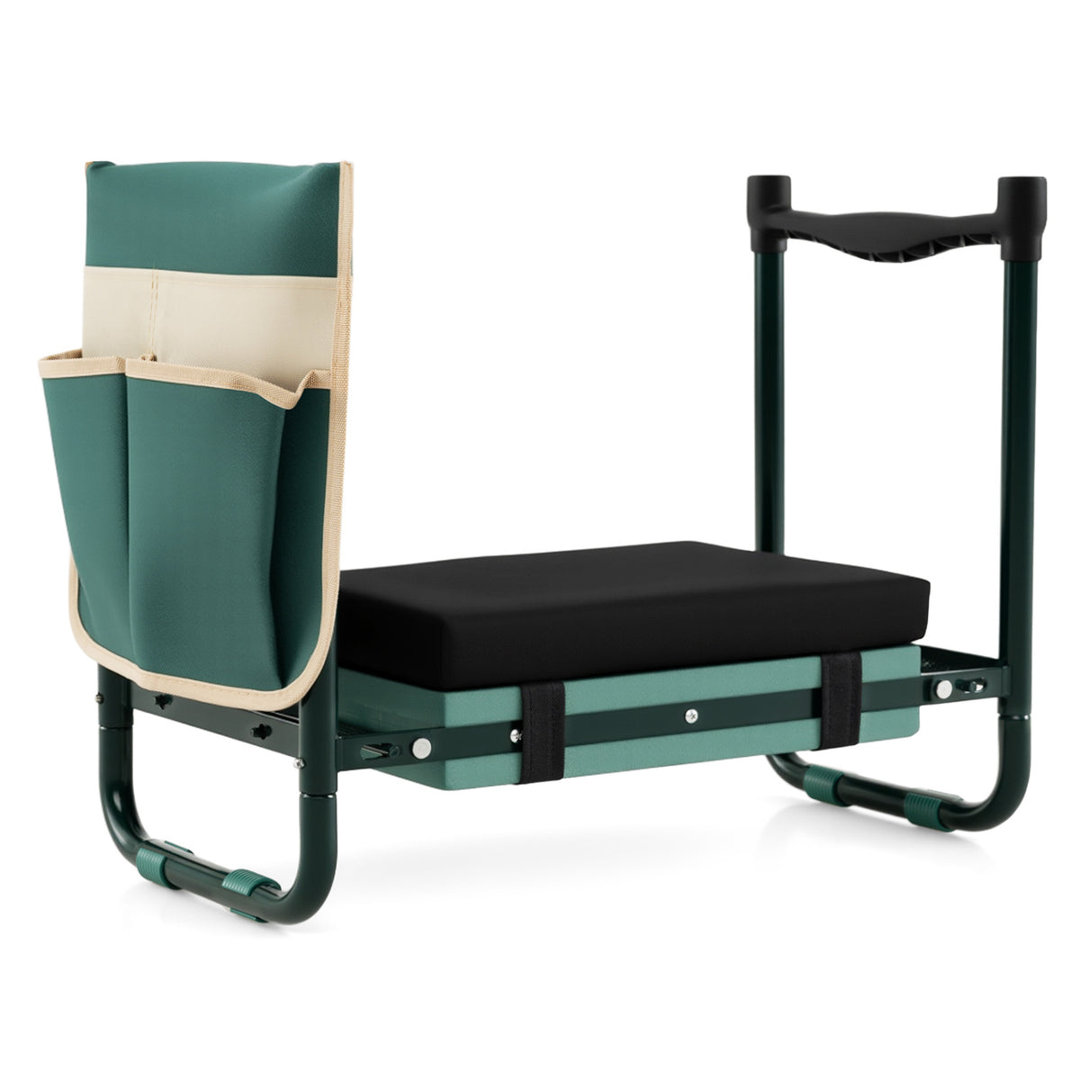 Garden Kneeler and Seat Foldable Gardening Stool with Wide EVA Foam