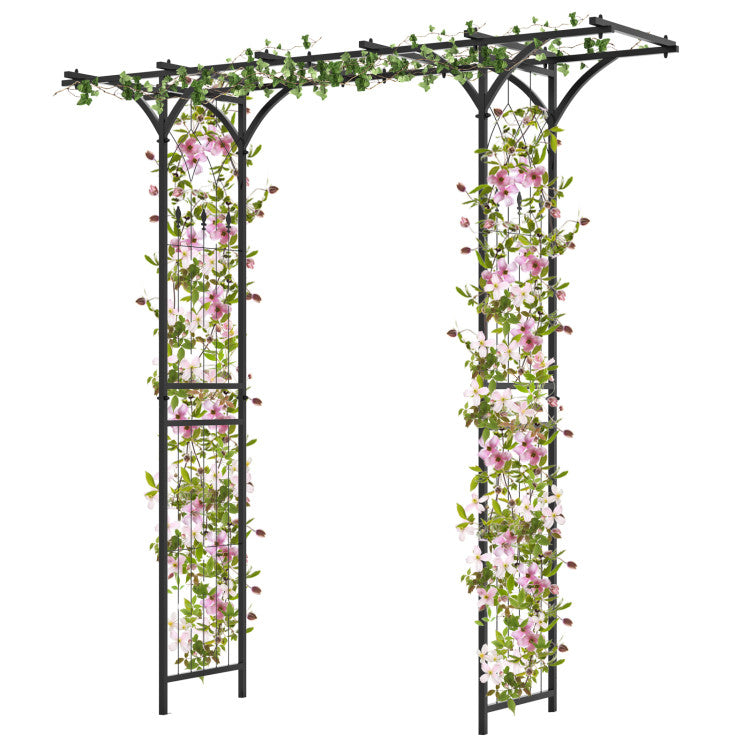 Grow and Flourish: All-in-One Garden Arbor Raised Bed Bundle
