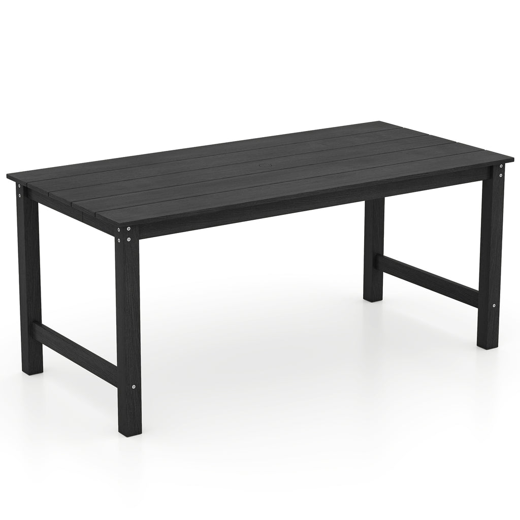 Acacia Wood Outdoor Dining Table 48" × 24" - Seats 4-6