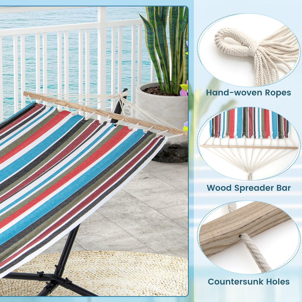 Hammock with Stand and Carrying Case - Multicolor