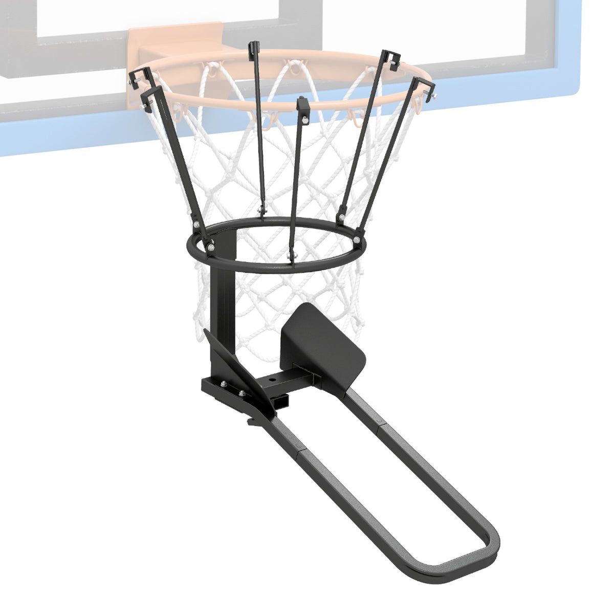 Heavy-Duty Basketball Return Attachment with 6 Hooks - Indoor Outdoor Training