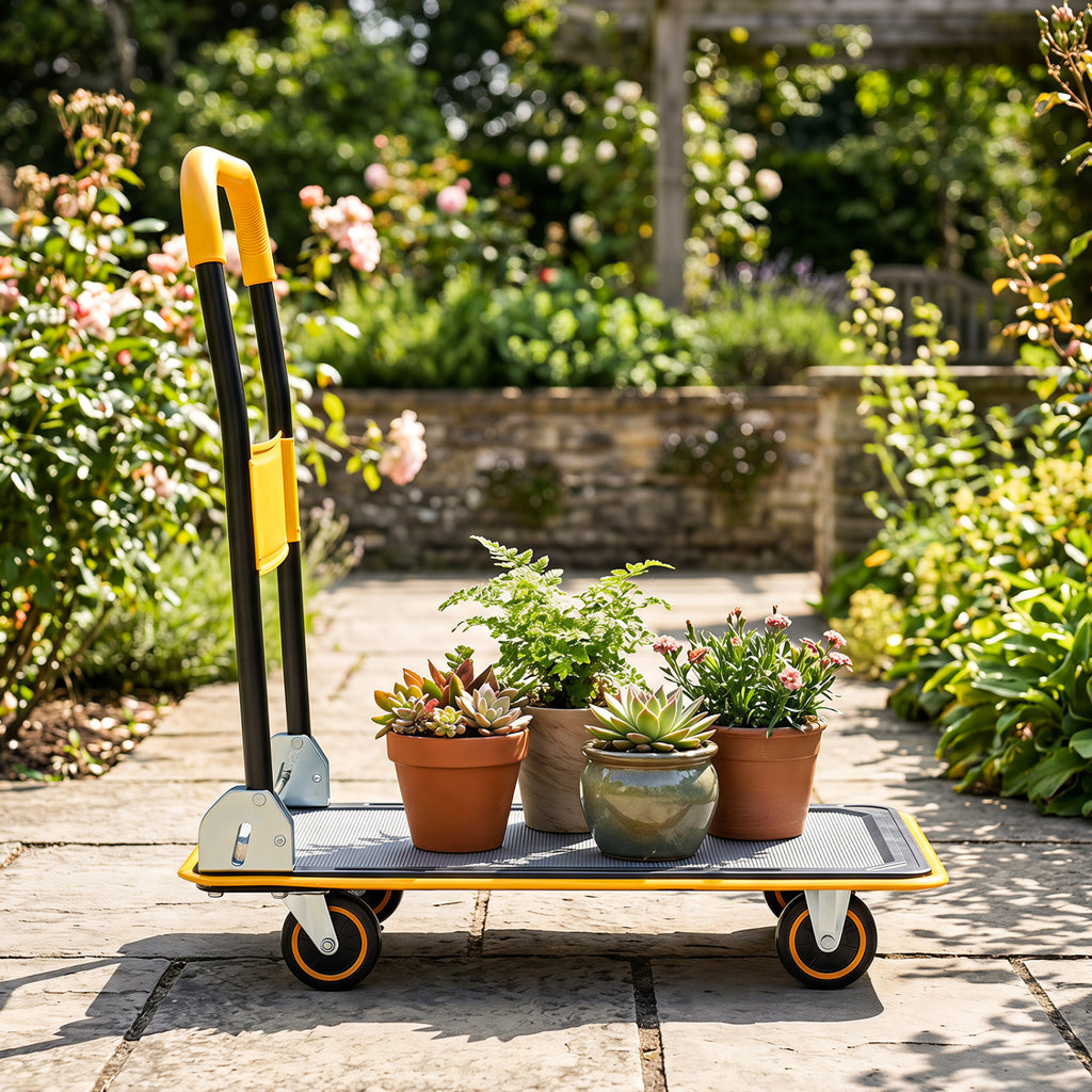 Heavy Duty Foldable Push Cart Dolly with 560 lbs Weight Capacity