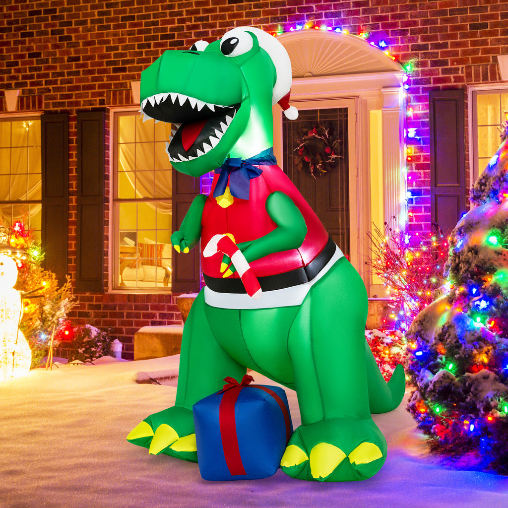 Inflatable Christmas Decor with LED Lights Waterproof Blower - 6FT Yard Holiday Decoration