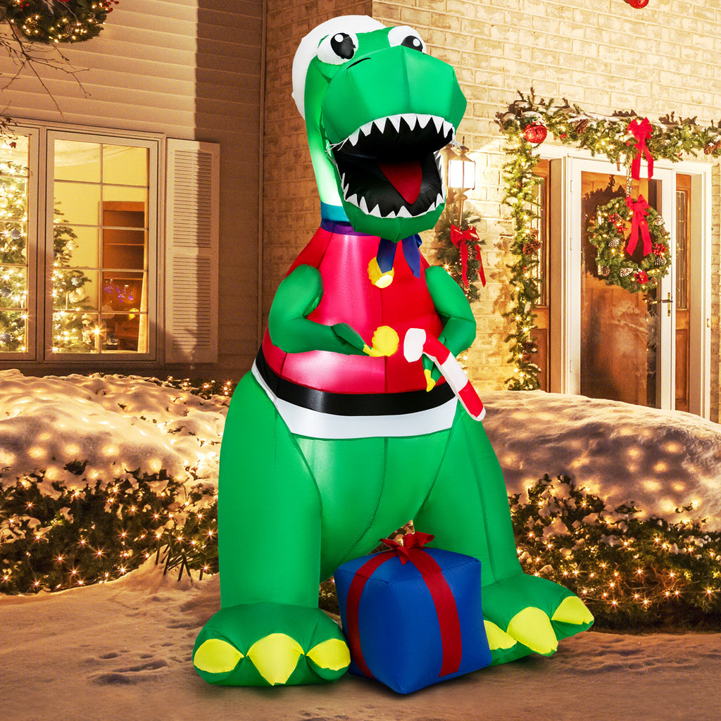 Inflatable Christmas Decor with LED Lights Waterproof Blower - 6FT Yard Holiday Decoration