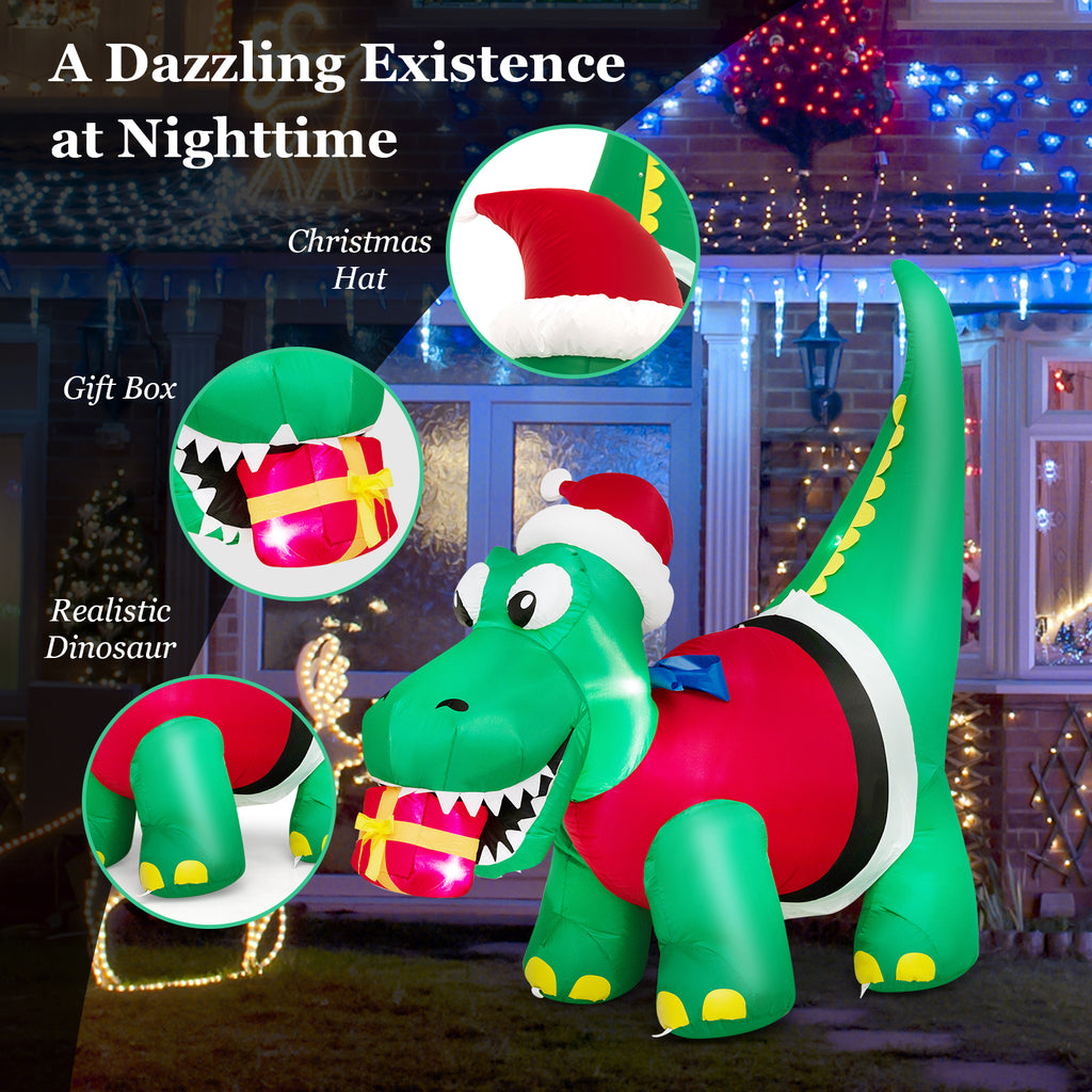 Inflatable Christmas Decoration with LED Lights for Yard & Indoor Holiday Decor