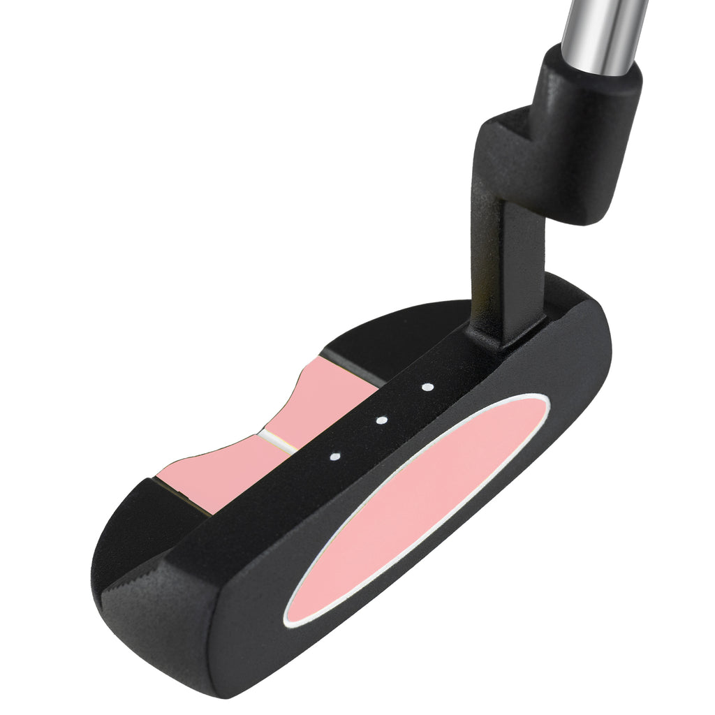 Kids Golf Putter for Ages 11-14 Blue - Lightweight Mallet with Alignment Aid