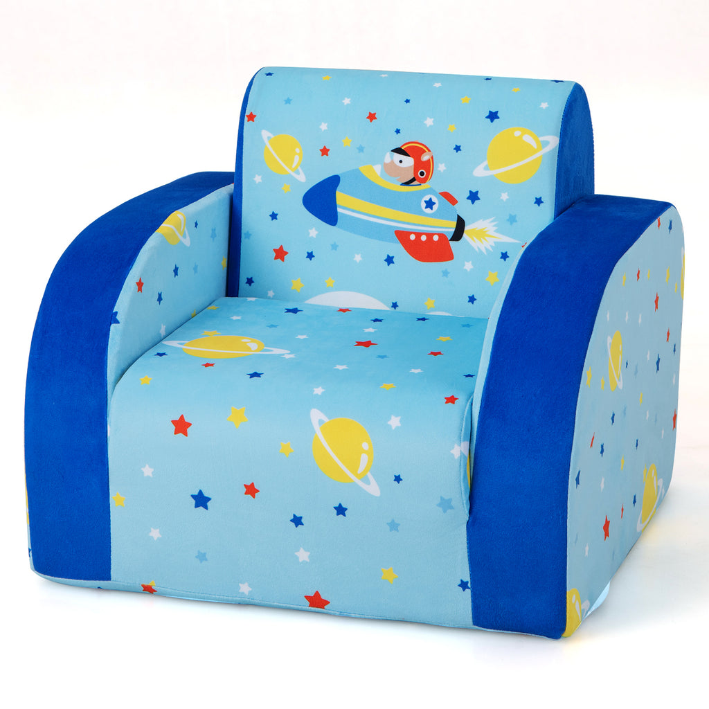 Kids 3-in-1 Convertible Sofa Bed Play Chair Lounge Nap Seat