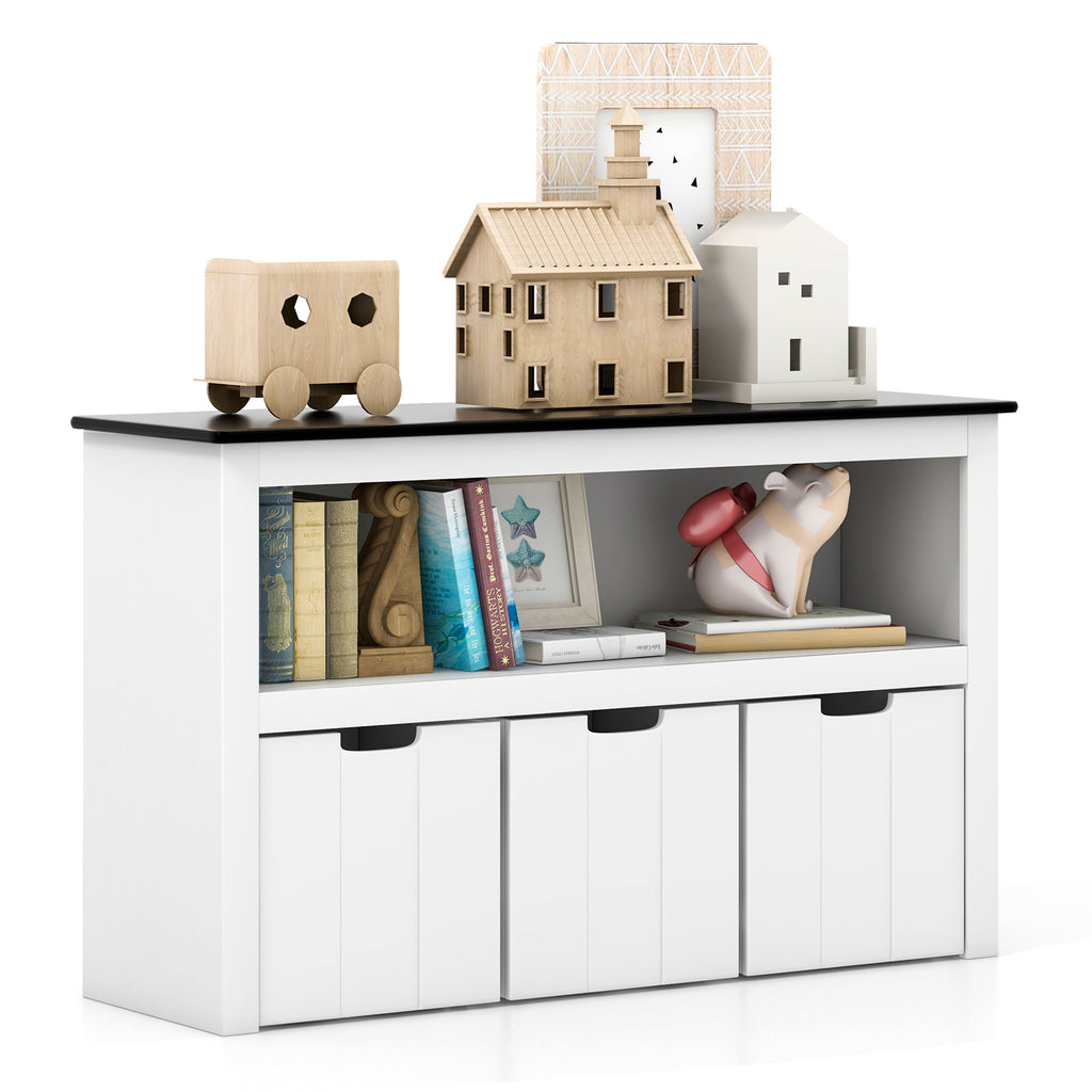 Modern 6-Cube Bookcase with Anti-tipping Kits for Bedroom Living Room