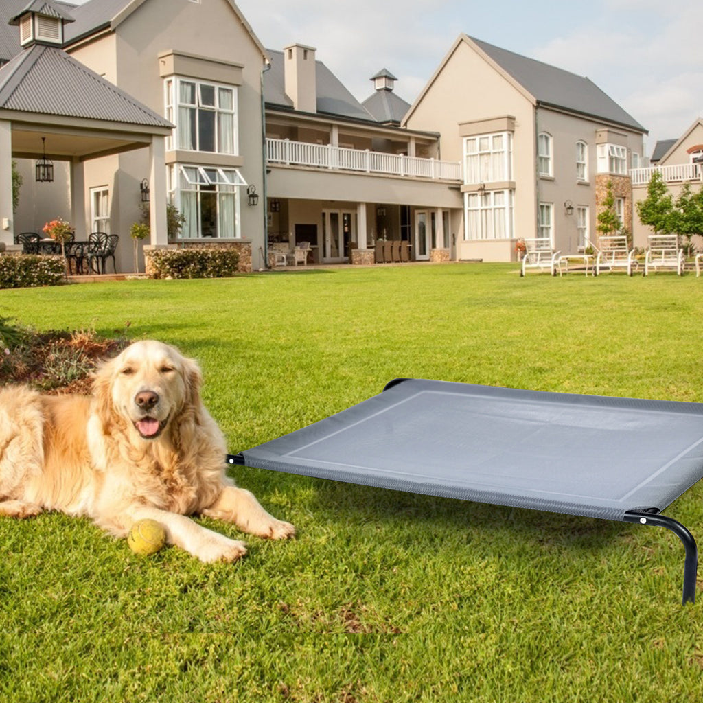 Breathable Elevated Pet Bed for Medium Large Dogs - 2 Sizes, L - Costway