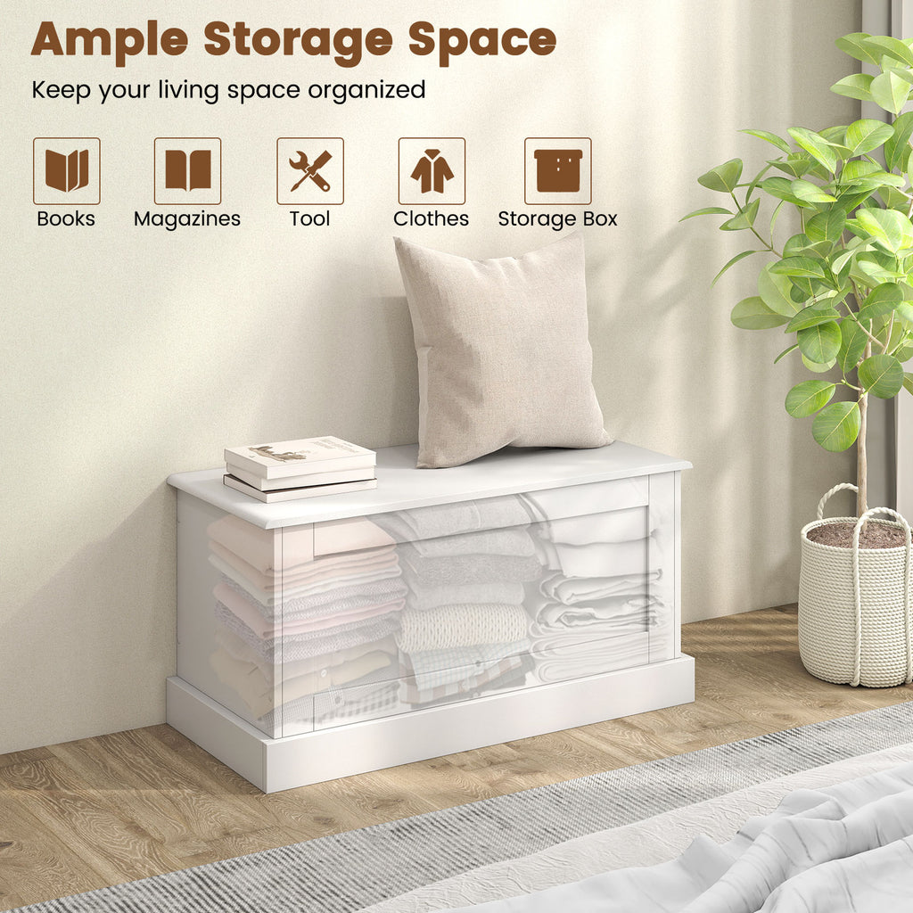 Large Storage Chest with Safety Metal Hinge