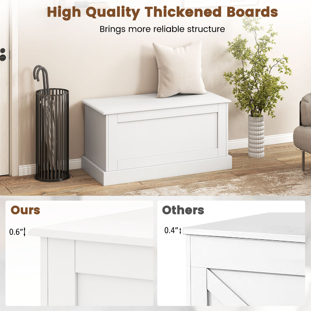Large Storage Chest with Safety Metal Hinge