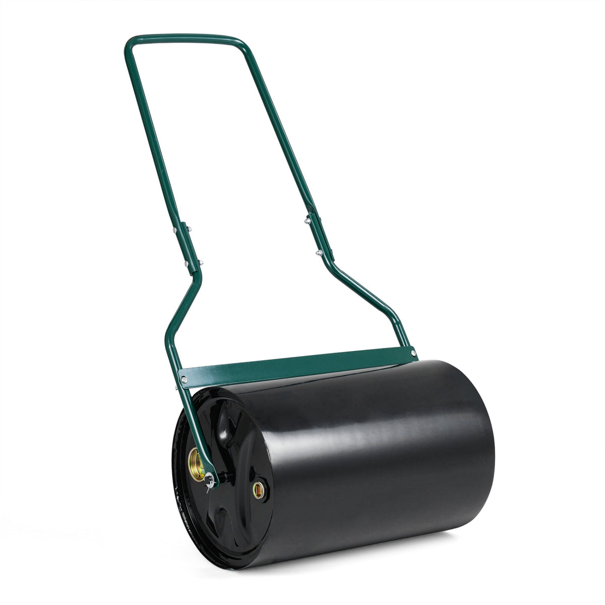 Lawn Roller 16 Gallon Water/Sand Filled Garden Drum with Leak-proof