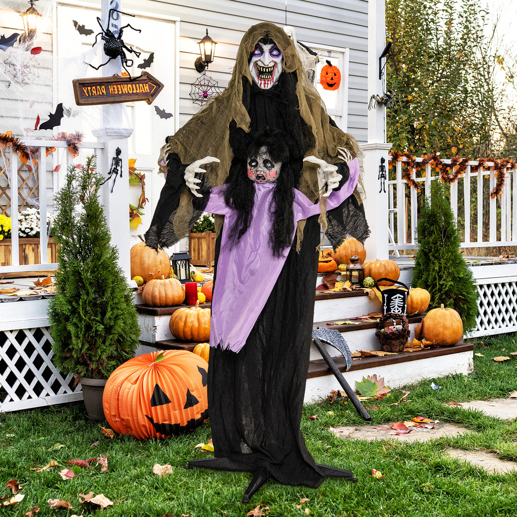 Halloween Vampire Lighted Animated Outdoor Decoration - Yard Lawn Display, Variations Include Vampire