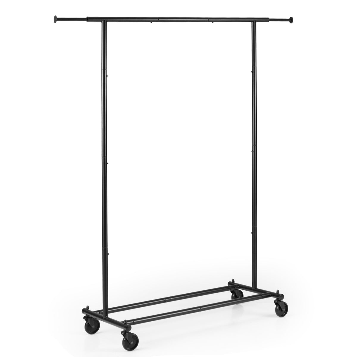 Mobile Garment Rack with Extendable Rods – Heavy-Duty