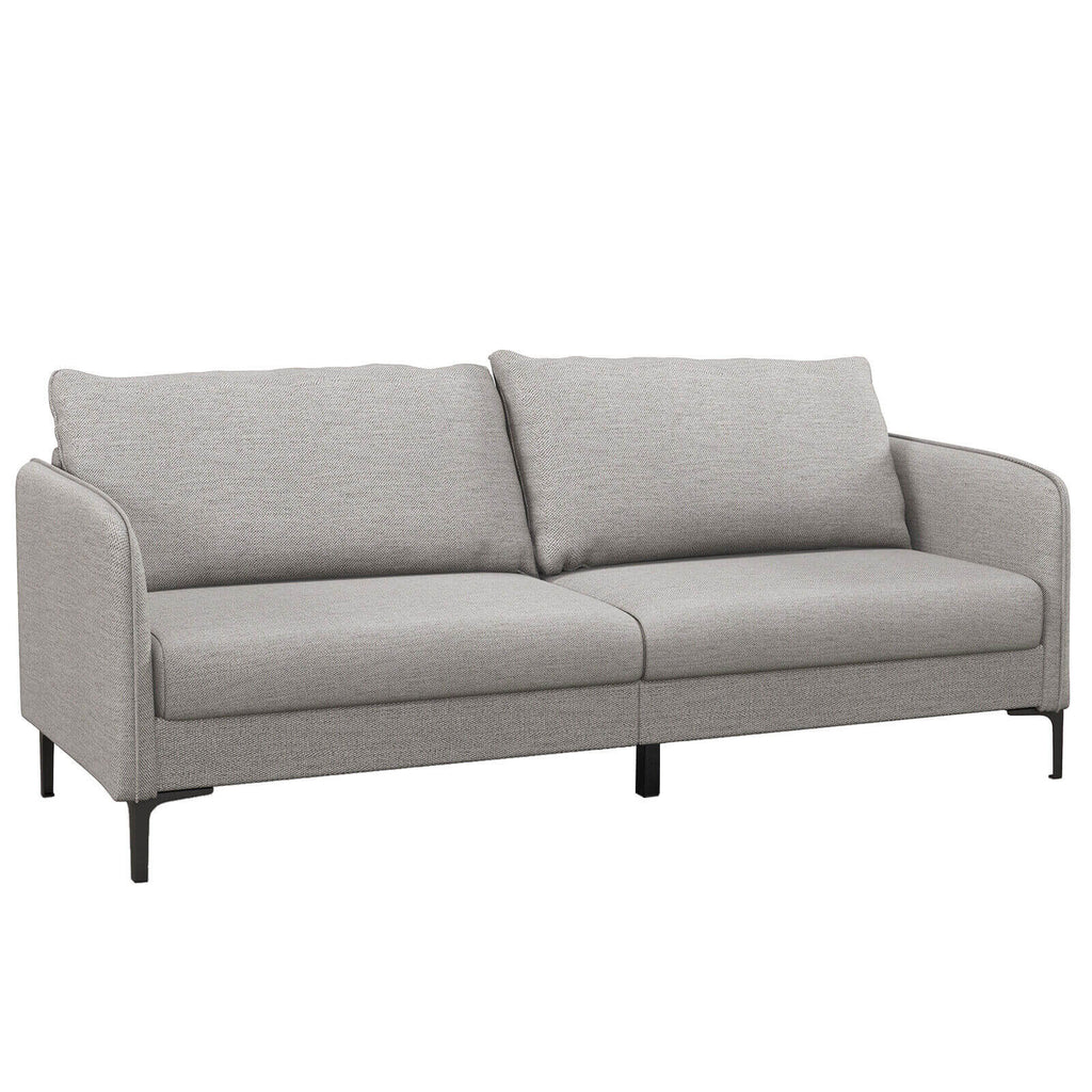 Modern 76 Inch Loveseat Sofa Couch, Gray