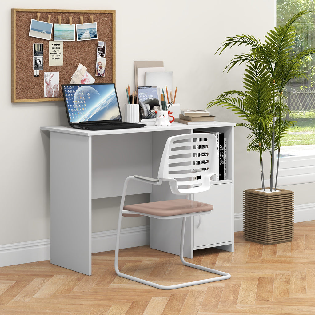 Modern Computer Desk with Cabinet